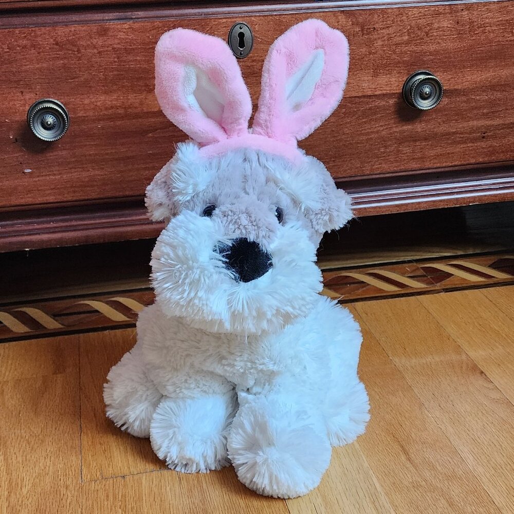 DanDee Collections Doggie With Bunny Ears Stuffed Animal Toy